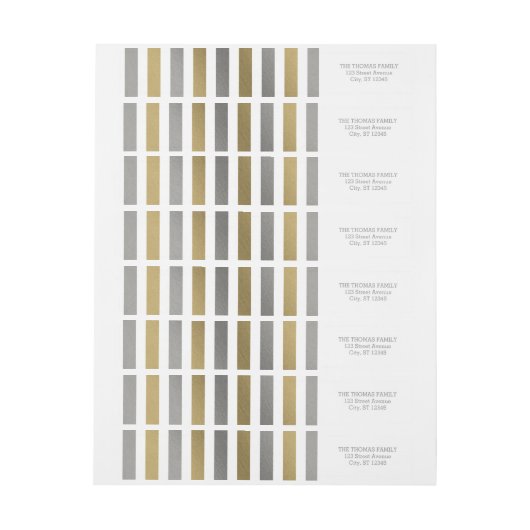 Joy and Cheer Holiday Wraparound Address Labels (Bogen)