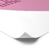 Joy and Gratitude Heart Poster (Ecke)