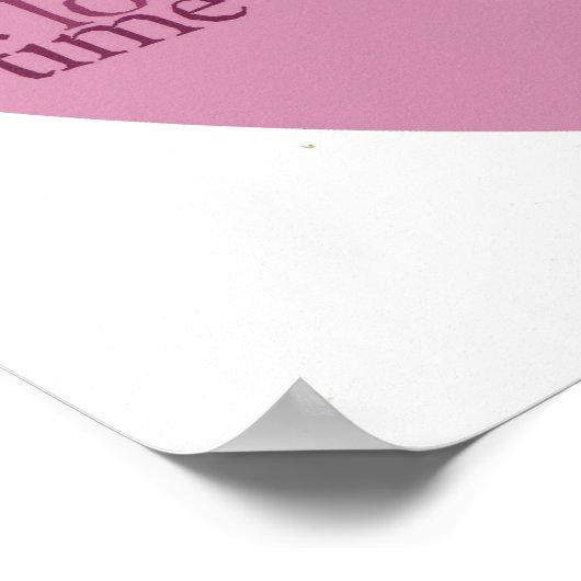 Joy and Gratitude Heart Poster (Ecke)