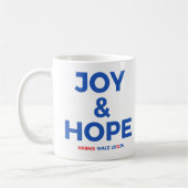 Joy and Hope - Harris Walz 2024 Kaffeetasse (Links)