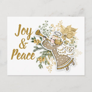 Joy and Peace Angel Postkarte