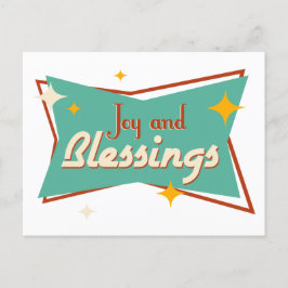 Joy and Sessings Feiertagspostkarte