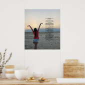 Joy and Sorrow by Kahlil Gibran Poster (Küche)