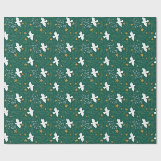 Joy and Weltfrieden Dove Gift Wrap Geschenkpapier (Flach)