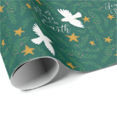 Joy and Weltfrieden Dove Gift Wrap Geschenkpapier (Rolleneckpunkt)