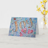 Joy Art Greeting Card Karte (Gelbe Blume)