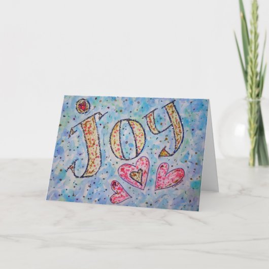 Joy Art Greeting Card Karte (Vorderseite)