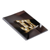 Joy Art Joy Sign Typografisches Bild Word Text Art Notizblock (Rechte Seite)