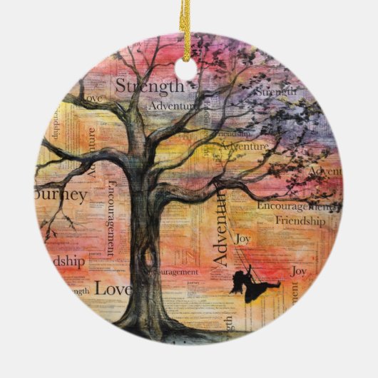 "Joy" Art Ornament (Hinten)