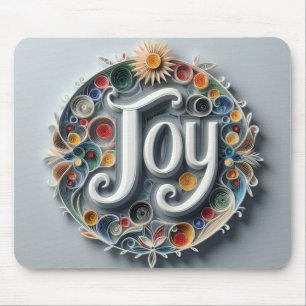 "Joy at Your Fingertips Mousepad