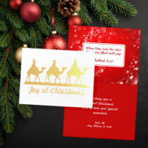 Joy auf Christmas Wise Men Scripture Cards