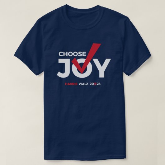 Joy auswählen T-Shirt (Design vorne)