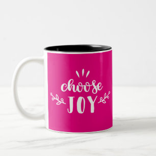 Joy auswählen zweifarbige tasse