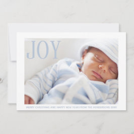 Joy Baby Foto Ankündigung Erste Weihnachtsfeier