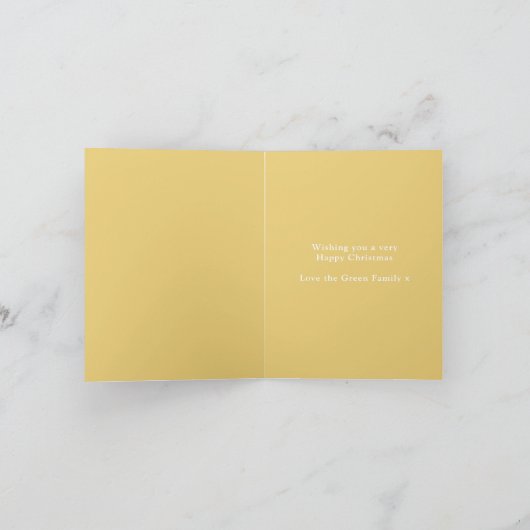 Joy bauble Text auf Himmelsblau Weihnachten (Innenseite)