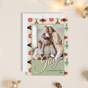 Joy Benutzerdefiniertes Familienfoto Weihnachten G