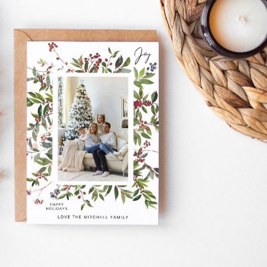 Joy & Berries Holiday Foto - Verti