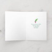 Joy Berry Wreath Vibrant Folded Foil Holiday Card (Innen Abgelegt)