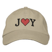 JOY BESTICKTE KAPPE (Vorderseite)