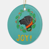 Joy Black Lab Ornament von Stephen Huneck (Links)