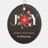 Joy Blüh Keramik Ornament - Mocha (Links)