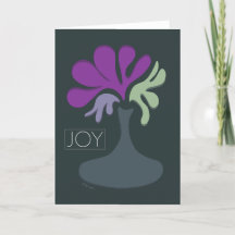 Joy - Blumengrüßkarte