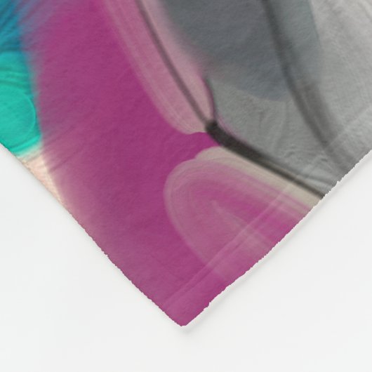 Joy' Boston Terrier Dog Art Fleece Decke (Ecke)