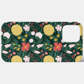 Joy Botanical Floral Festival Garden Muster Pink Case-Mate iPhone Hülle (Rückseite (Horizontal))