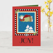 Joy! Buffalo Kariert Angel Karte (Gelbe Blume)