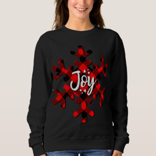 Joy Buffalo Kariert Snowflake Sweatshirt