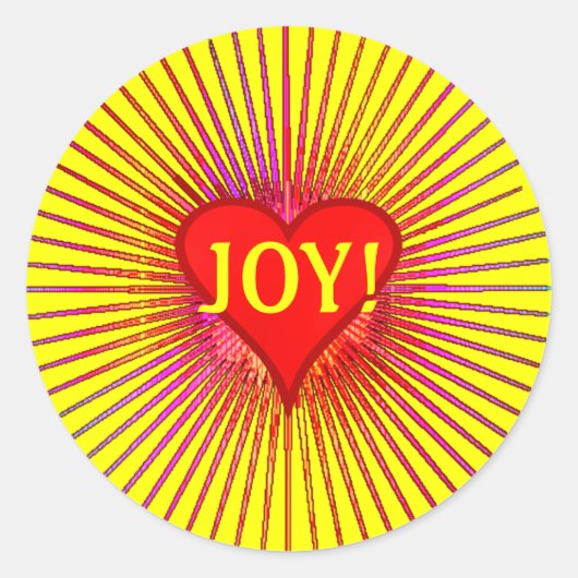 JOY BURST Stickers (Vorderseite)