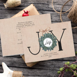 Joy Business Christmas | Firmenlogo Feiertagskarte