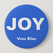 JOY Button, STIMMEN BLAU Button (Vorderseite)