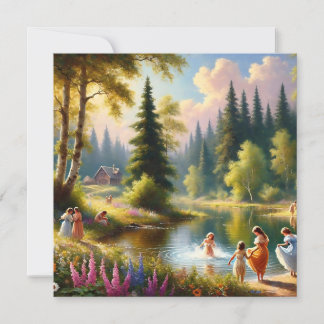 Joy by the Lake Birthday Einladung