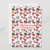 Joy Candy Cane Pine Tree Wreath Foto Weihnachten (Rückseite)