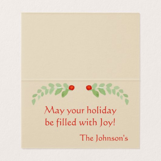 Joy Card (Innenseite Aufgefaltet)