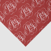 Joy - Chalk Calligraphy Lettering - Red Seidenpapier (Ausschnitt)