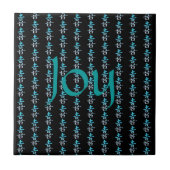 Joy Chinese Symbol Pattern Fliese (Vorderseite)