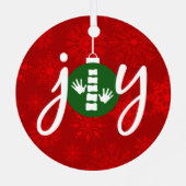 JOY Chiropractic / Chiropraktor Ornament Aus Metall (Rückseite)