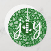 JOY Chiropractic Flat Holiday Weihnachtskarten Feiertagskarte (Vorne/Hinten)