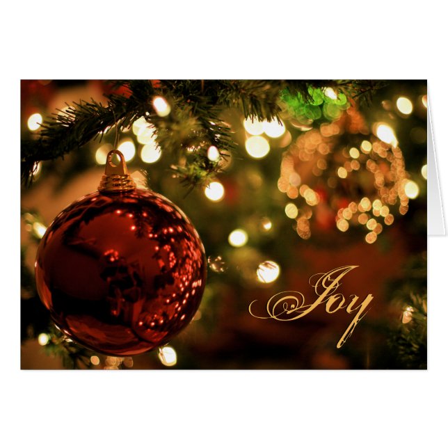Joy Christmas (Vorderseite (Horizontal))