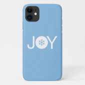 Joy Christmas Blue iPhone 11 Fall Case-Mate iPhone Hülle (Rückseite)
