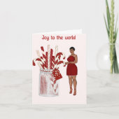 Joy Christmas Card Karte (Vorderseite)