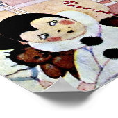 Joy Christmas Child Poster (Ecke)