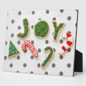 Joy Christmas Cookies Fotoplatte (Seite)