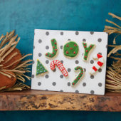 Joy Christmas Cookies Fotoplatte (Seite)