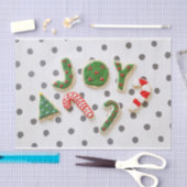 Joy Christmas Cookies Seidenpapier (Handwerk)