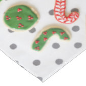 Joy Christmas Cookies Tischdecke (Schrägansicht)
