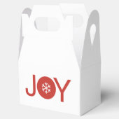 Joy Christmas Favor Box Geschenkschachtel (Geöffnet)
