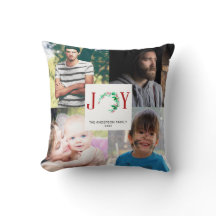 JOY Christmas Foto Collage 4 Familienbilder